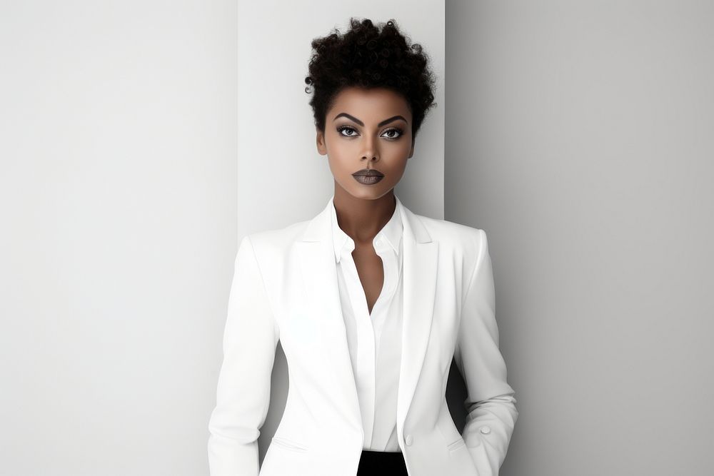 Black businesswoman portrait person female. AI generated Image by rawpixel.