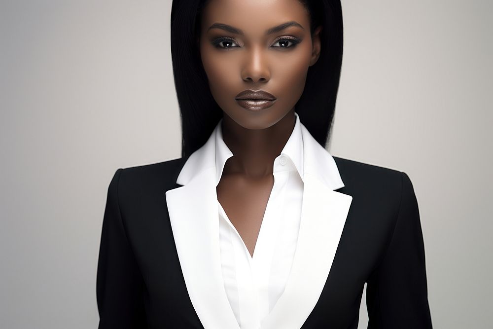 Black businesswoman portrait person female. AI generated Image by rawpixel.