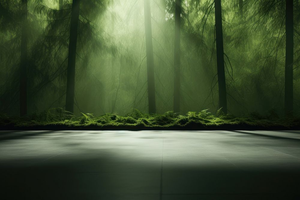 Green forest woodland nature plant. AI generated Image by rawpixel.
