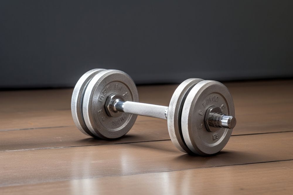 Dumbbell sports gym determination. AI generated Image by rawpixel.