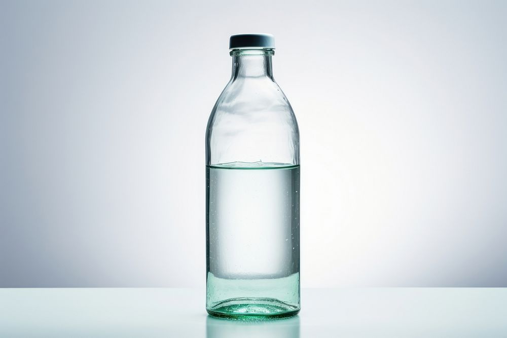 Bottle glass drink refreshment. AI generated Image by rawpixel.