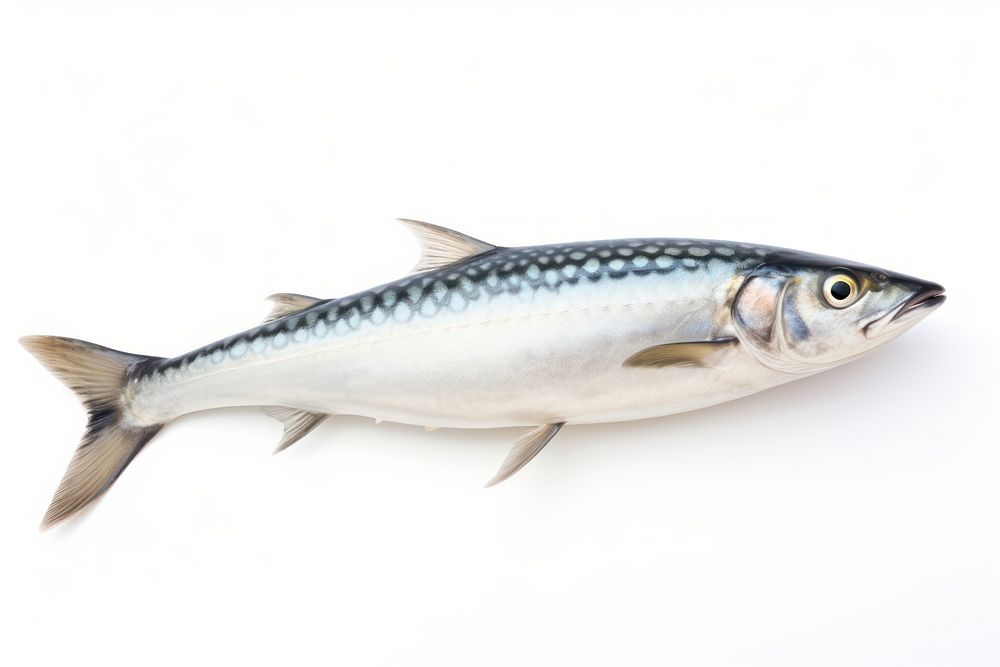 Mackerel fish seafood sardine animal. AI generated Image by rawpixel.