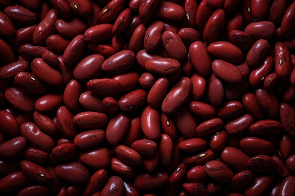 Red cocoa beans stacked backgrounds vegetable food. AI generated Image by rawpixel.