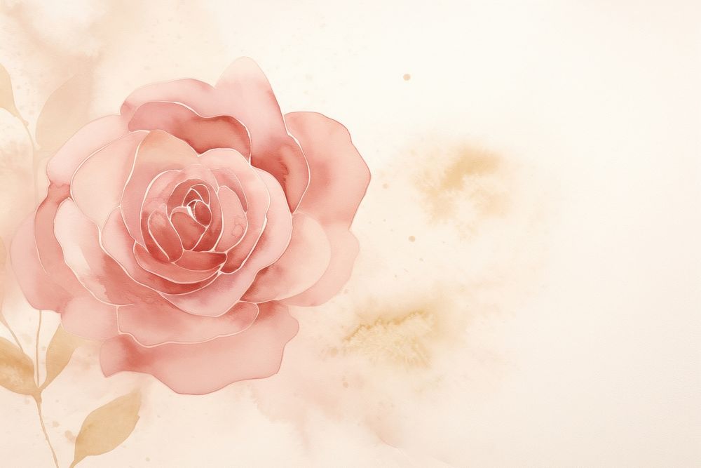 Rose rose backgrounds flower. AI generated Image by rawpixel.