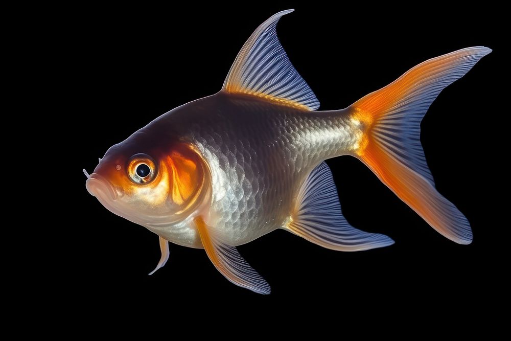 Goldfish animal pomacentridae pomacanthidae. AI generated Image by rawpixel.