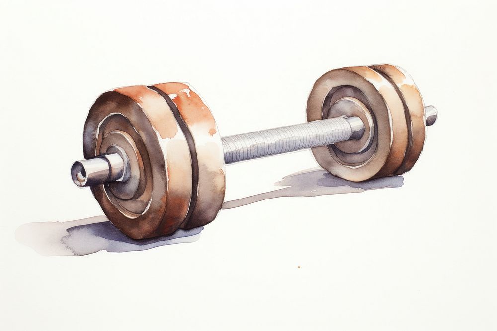 Dumbbell sports weightlifting equipment. AI generated Image by rawpixel.