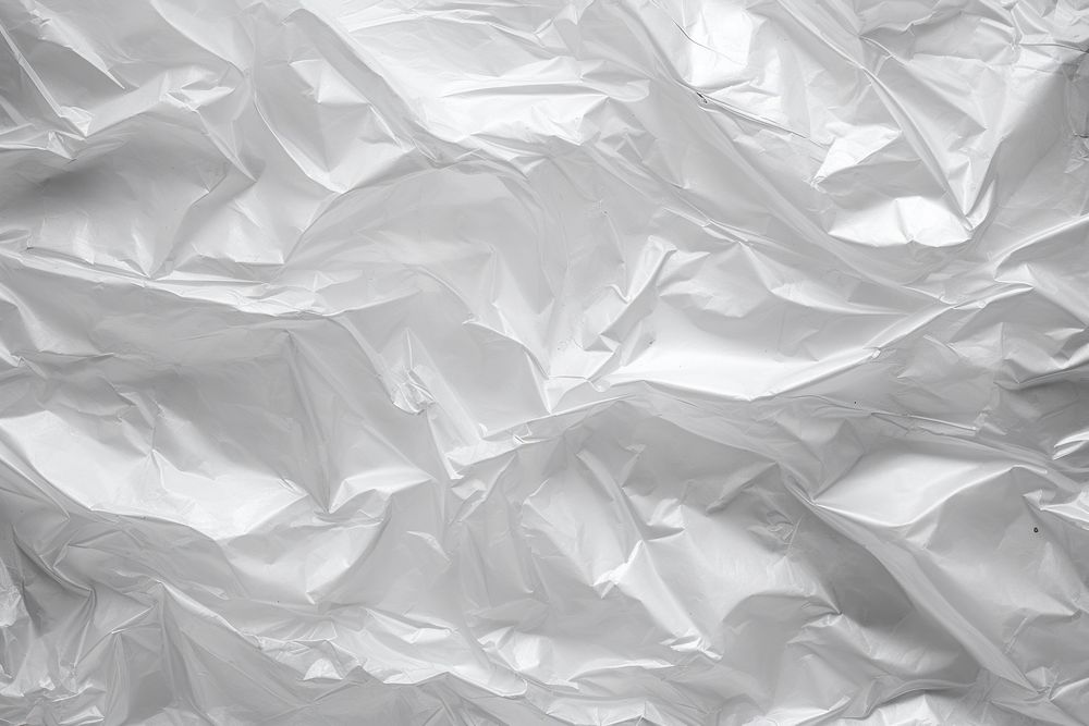 Plastic wrap white backgrounds monochrome. AI generated Image by rawpixel.