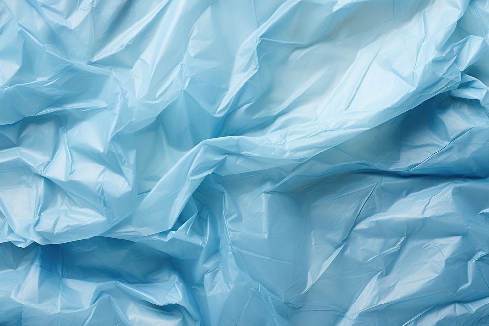 Plastic wrap blue backgrounds turquoise. AI generated Image by rawpixel.