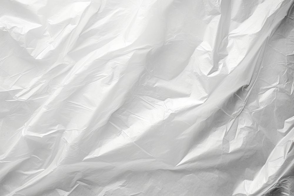 Plastic wrap white backgrounds monochrome. AI generated Image by rawpixel.