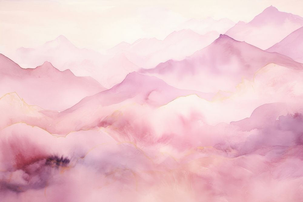 Valley nature backgrounds painting. AI generated Image by rawpixel.