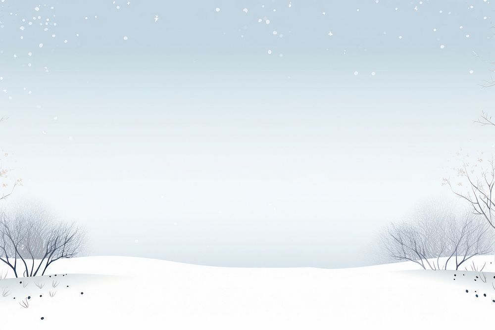 Winter outdoors nature snow. AI generated Image by rawpixel.