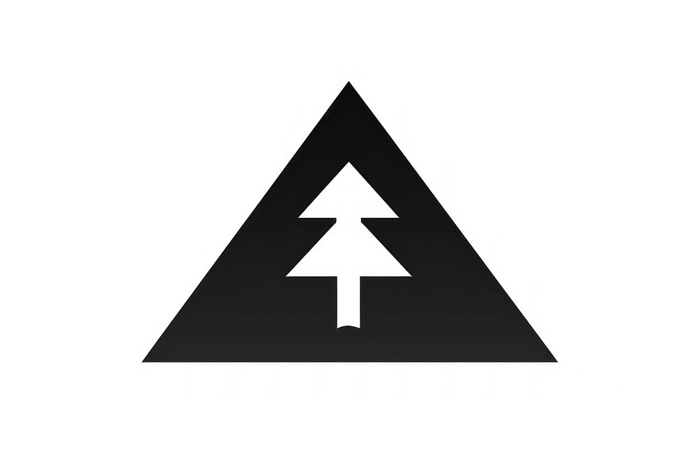 Camping symbol shape white. AI generated Image by rawpixel.