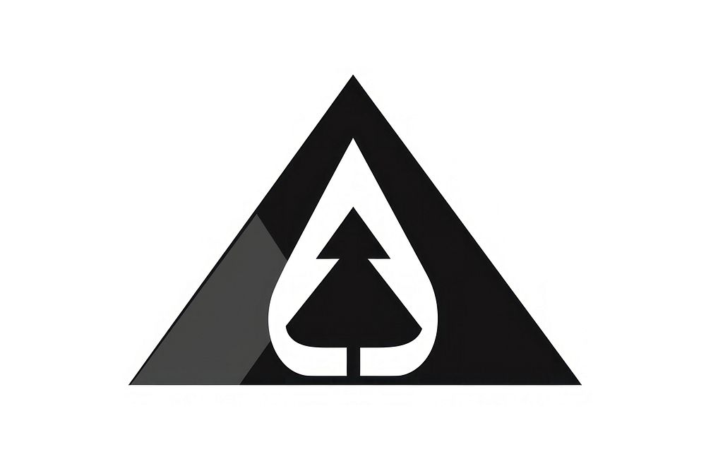 Camping symbol shape sign. AI generated Image by rawpixel.