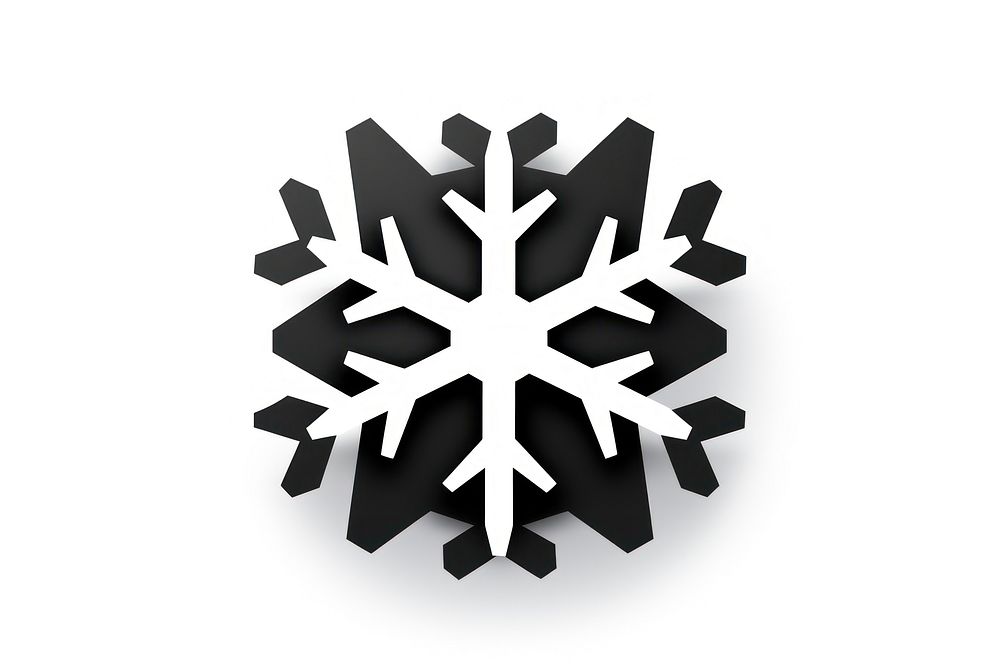 Snow snowflake shape white. AI generated Image by rawpixel.