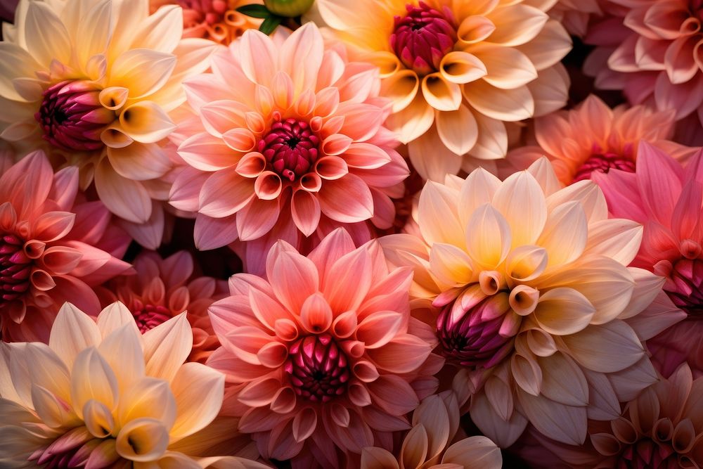 Fresh picked Dahlia blooms dahlia flower petal. AI generated Image by rawpixel.
