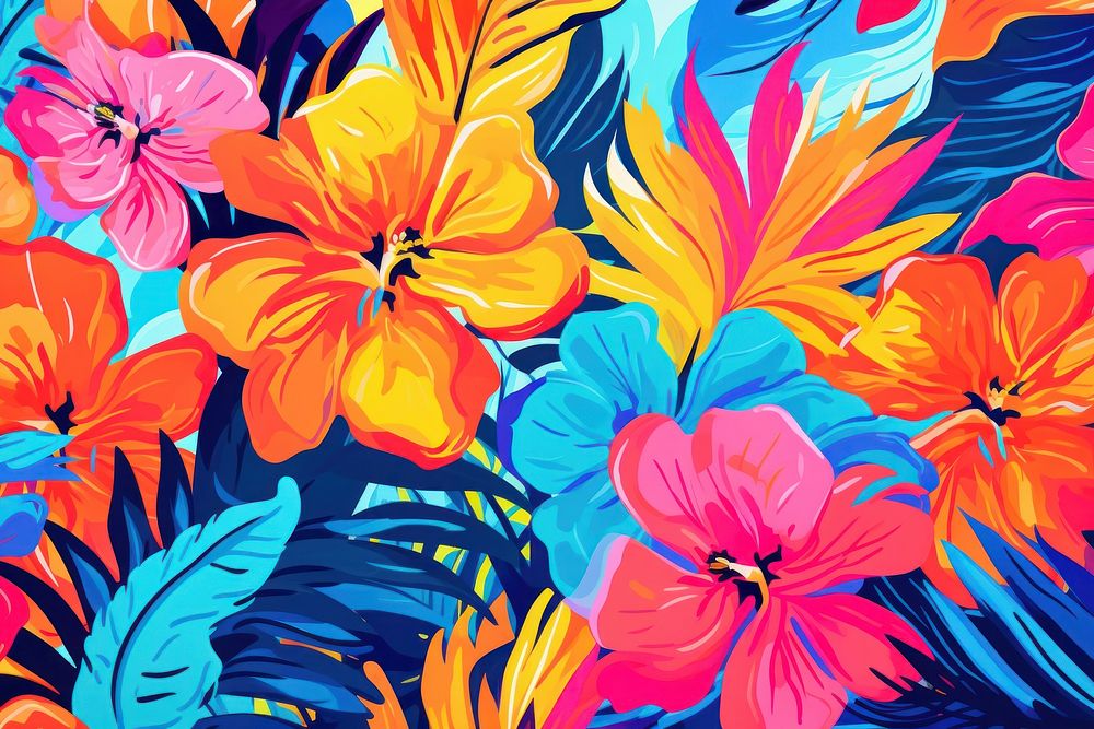 A Tropical feild pattern plant inflorescence. AI generated Image by rawpixel.