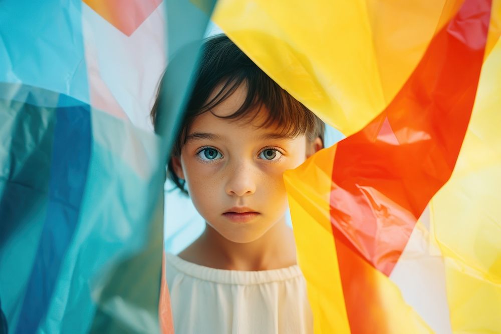 A child photography portrait innocence. AI generated Image by rawpixel.