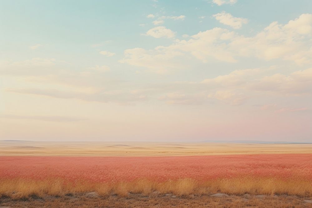 A minimal-large a dry landscape outdoors horizon. AI generated Image by rawpixel.