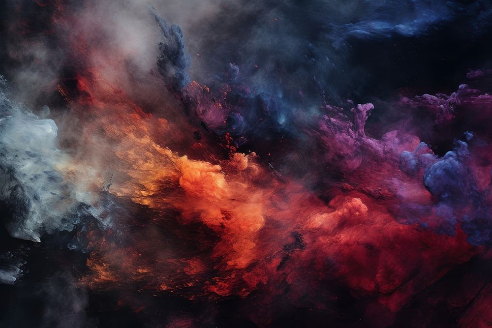 Large Galaxy nature vibrant color backgrounds. AI generated Image by rawpixel.