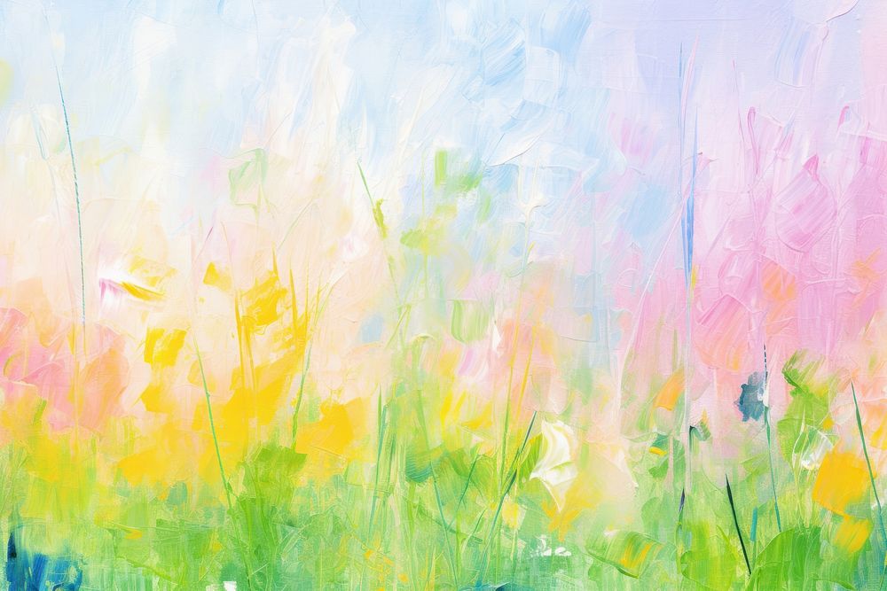 Spring painting backgrounds creativity. 