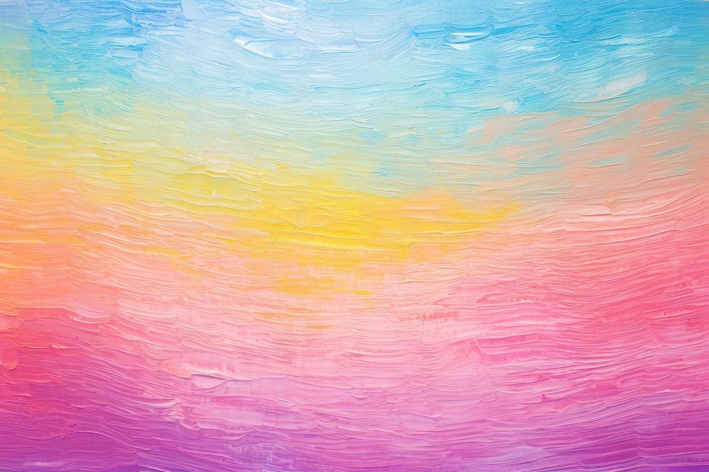 Aestatic rainbow painting backgrounds texture. AI generated Image by rawpixel.