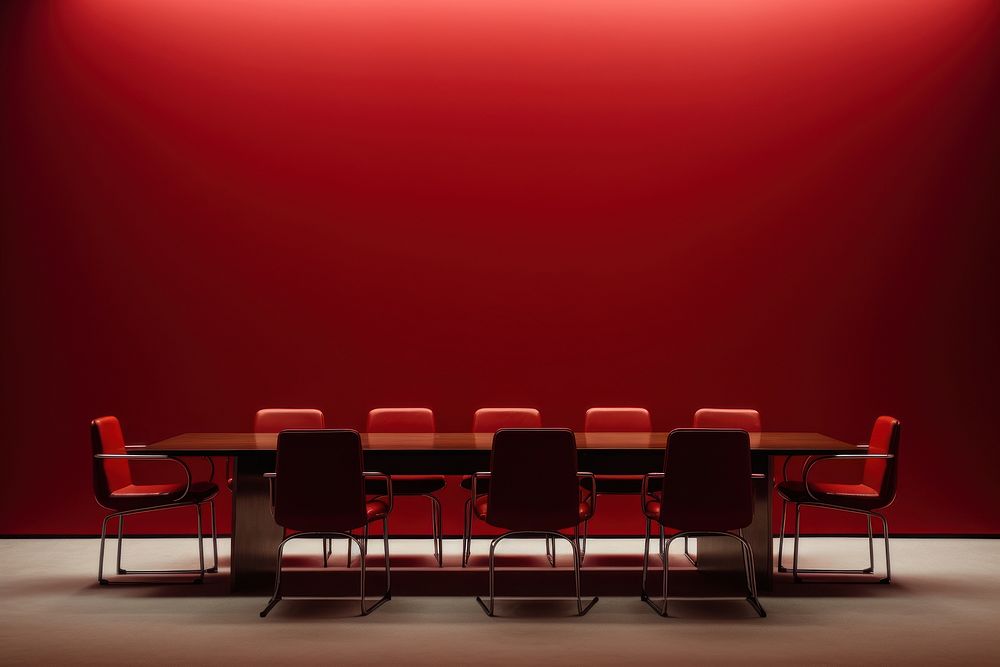 A conference hall architecture furniture chair. AI generated Image by rawpixel.