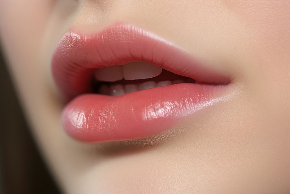 Lips of a woman skin perfection medication. AI generated Image by rawpixel.