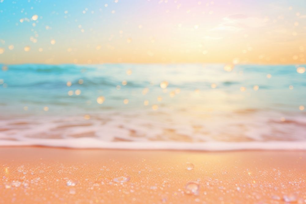 A photo of the beach outdoors horizon nature. AI generated Image by rawpixel.