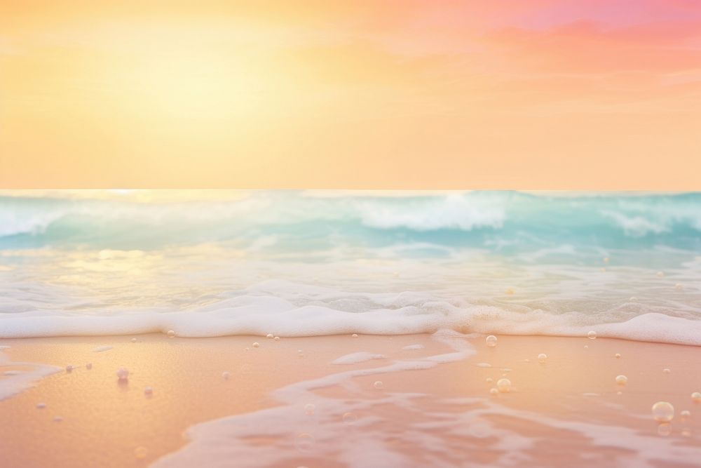 A photo of the beach outdoors horizon nature. AI generated Image by rawpixel.