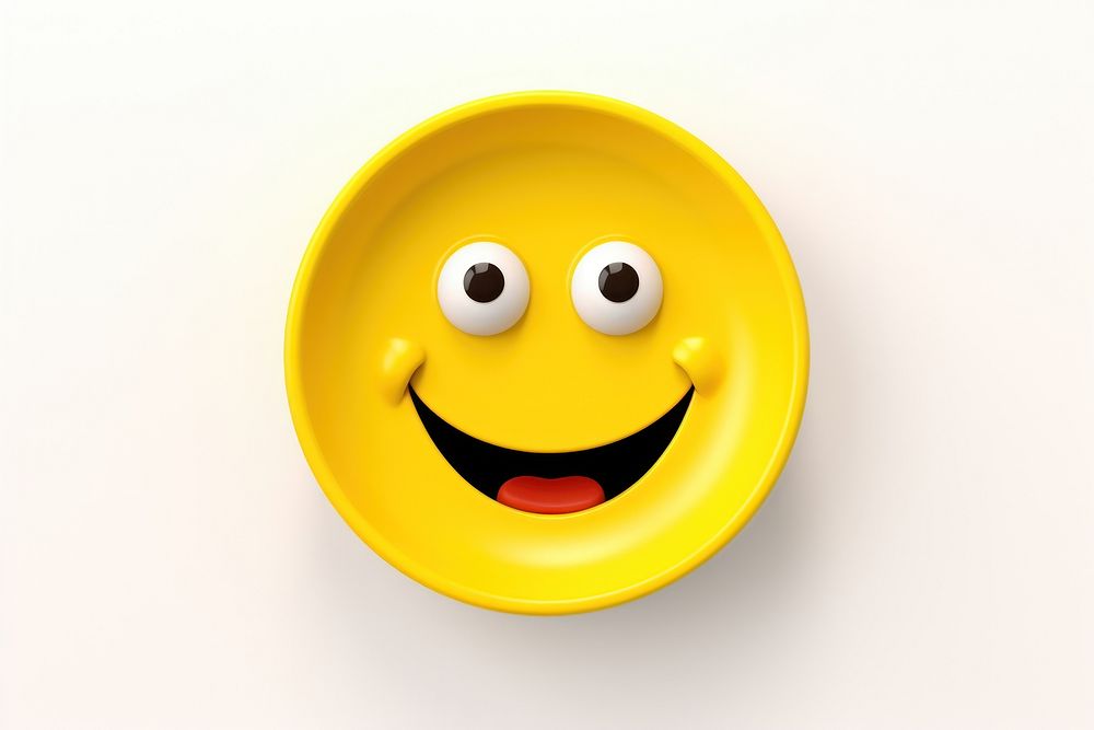 Plate cartoon face anthropomorphic. AI generated Image by rawpixel.