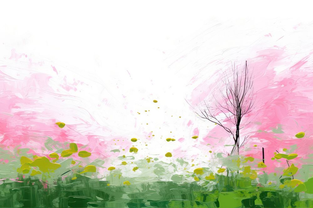 Spring backgroubd painting backgrounds outdoors. AI generated Image by rawpixel.