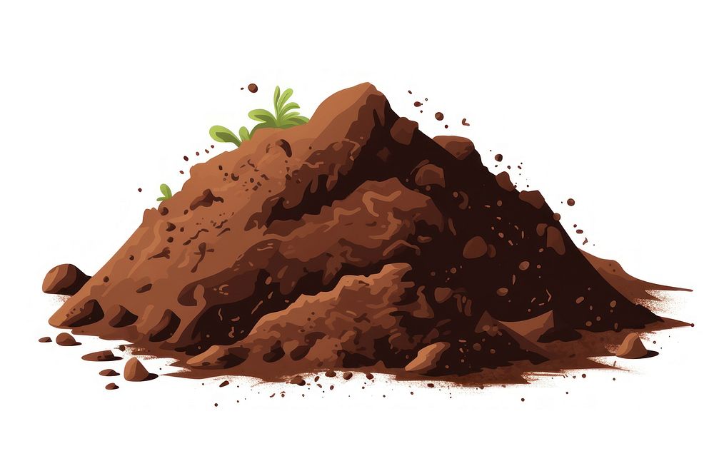 Dirt outdoors soil chocolate. AI generated Image by rawpixel.