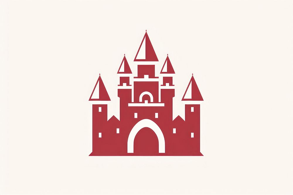 Castle Logo castle architecture building. AI generated Image by rawpixel.
