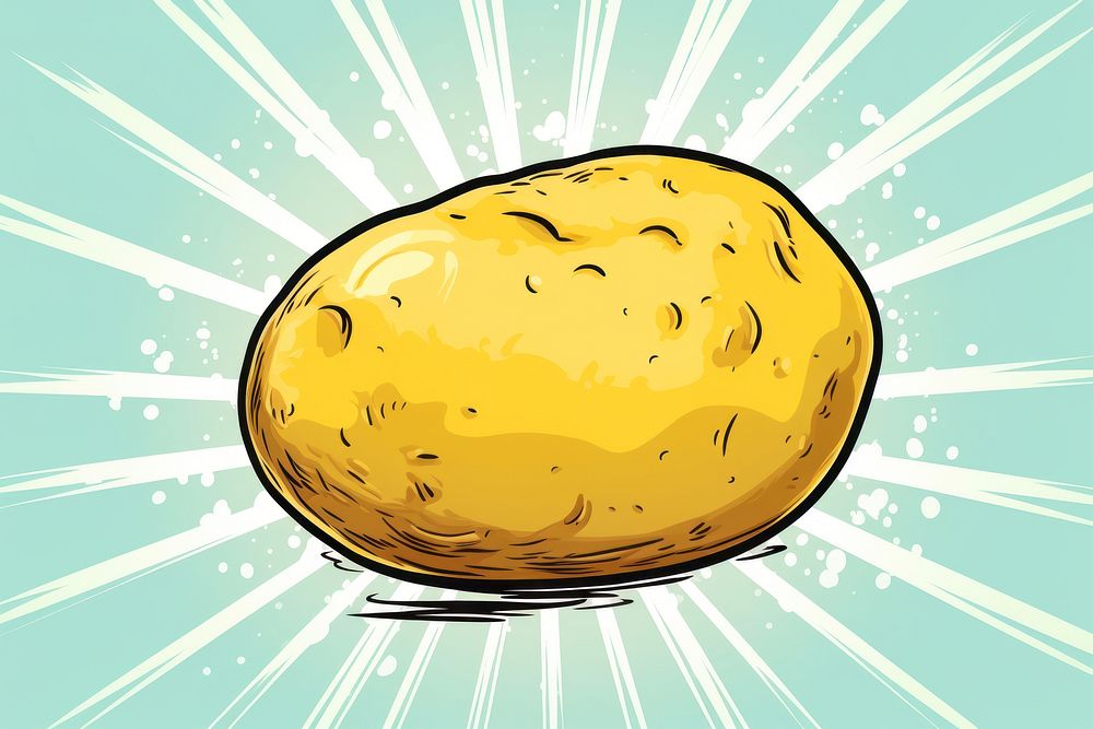 Potato food freshness vegetable. AI generated Image by rawpixel.
