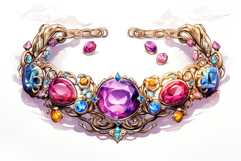 Jewelry bracelet gemstone accessories. AI generated Image by rawpixel.