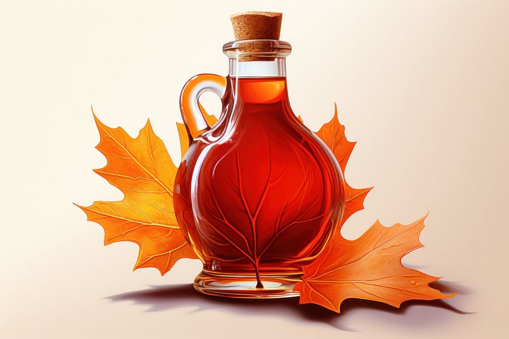 Maple syrup plant leaf refreshment. AI generated Image by rawpixel.