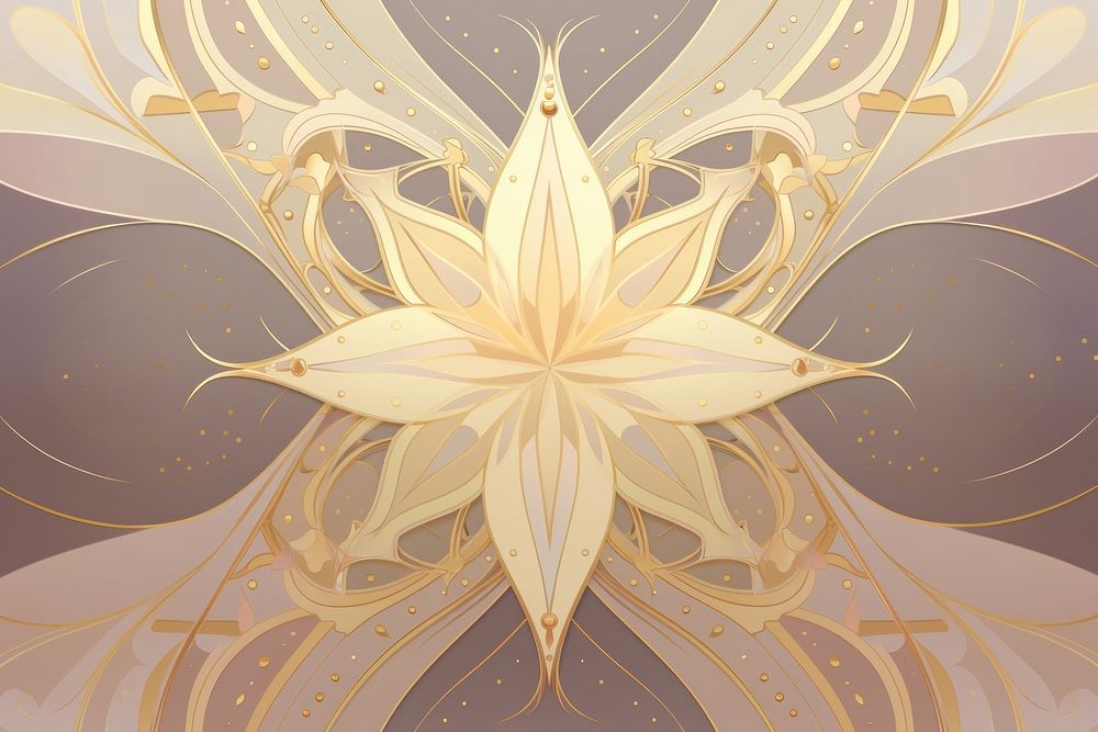 Star pattern gold art. AI generated Image by rawpixel.