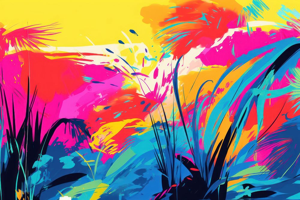 Xxxx painting outdoors pattern. AI generated Image by rawpixel.