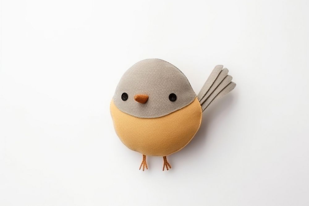 A bird animal toy white background. AI generated Image by rawpixel.