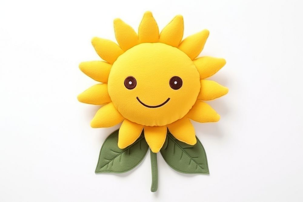 A sunflower toy cartoon plush. AI generated Image by rawpixel.