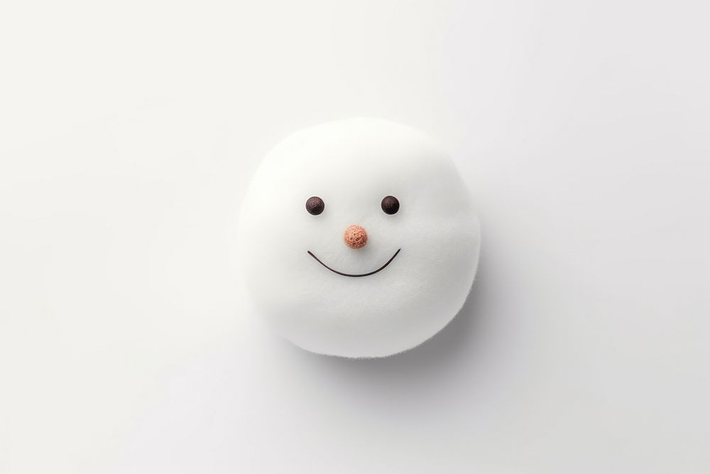 A snow man snowman cartoon white. AI generated Image by rawpixel.
