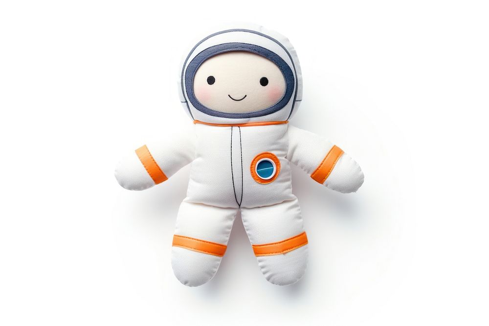 An astronaut toy cartoon plush. AI generated Image by rawpixel.