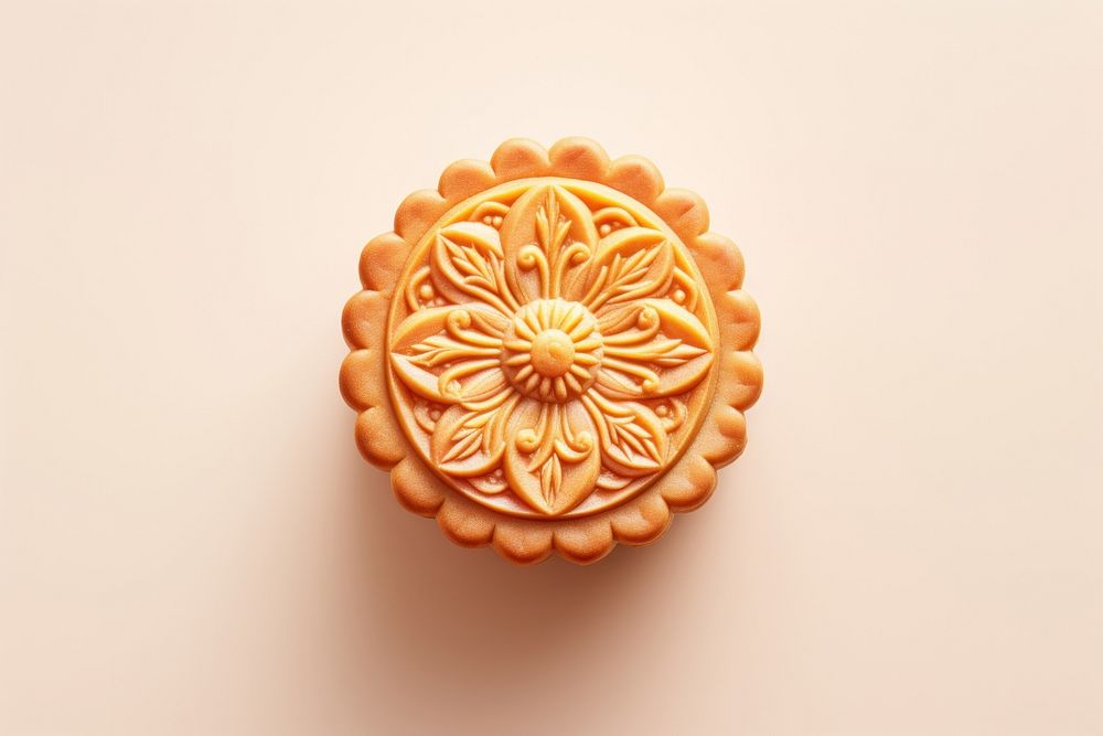 Moon cake dessert icing food. AI generated Image by rawpixel.