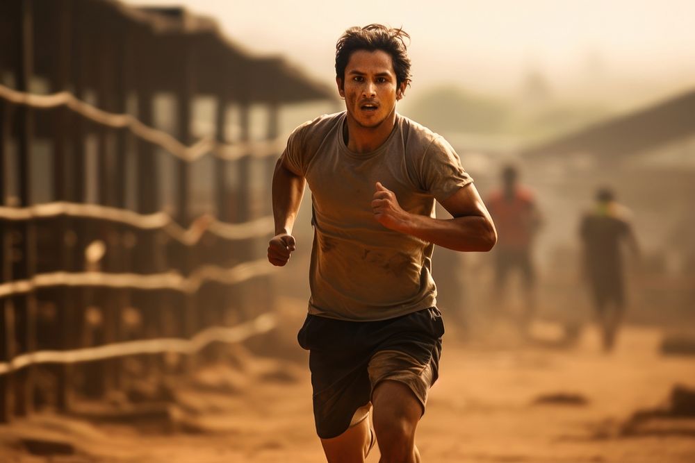 Nepalese adult man jogging running | Premium Photo - rawpixel