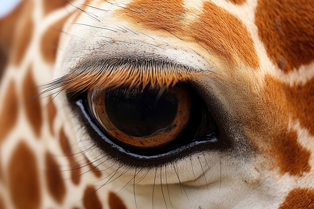 An giraffe animal wildlife mammal. AI generated Image by rawpixel.