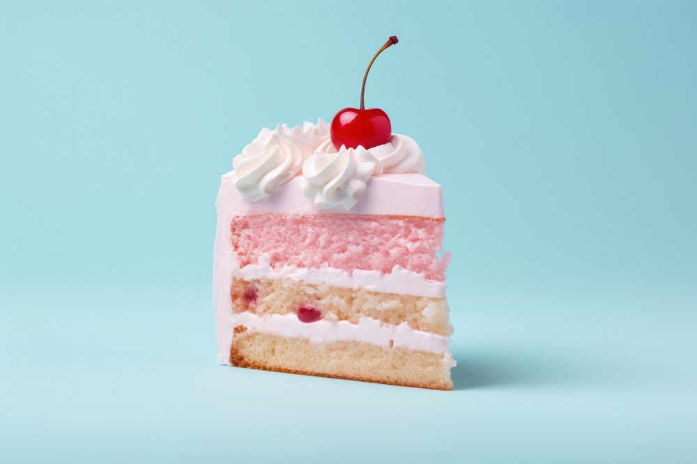 Cake dessert cream fruit. AI generated Image by rawpixel.