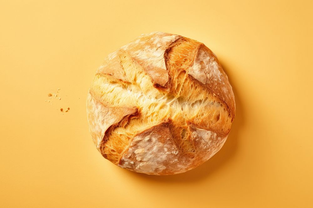 Italy crusty bread food bun viennoiserie. AI generated Image by rawpixel.