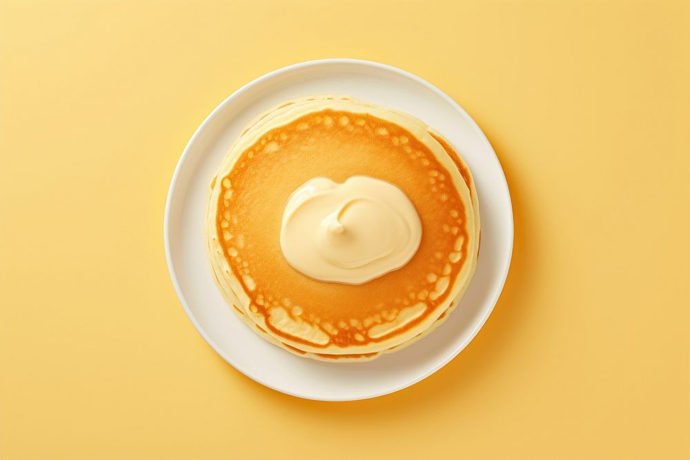 Pancake food refreshment breakfast. AI generated Image by rawpixel.