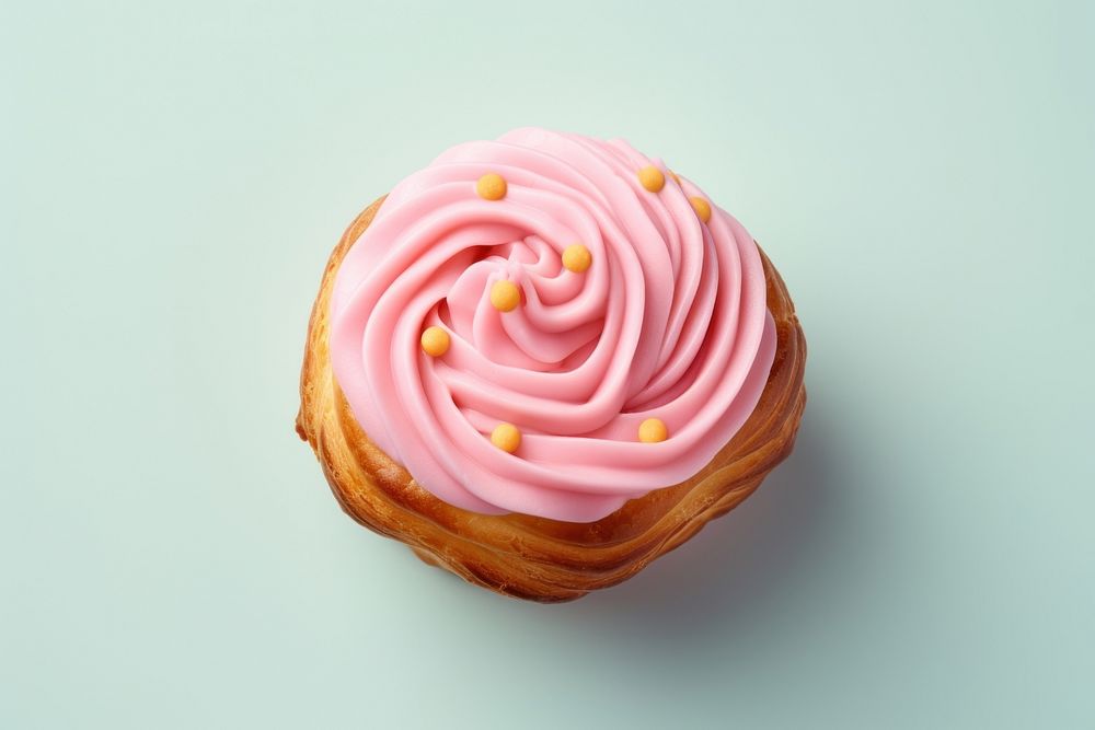 Pastry dessert cupcake icing. AI generated Image by rawpixel.