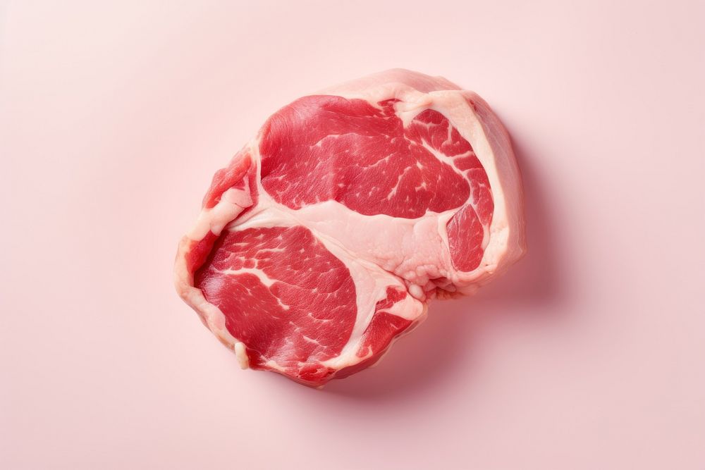 Pork meat food beef. AI generated Image by rawpixel.